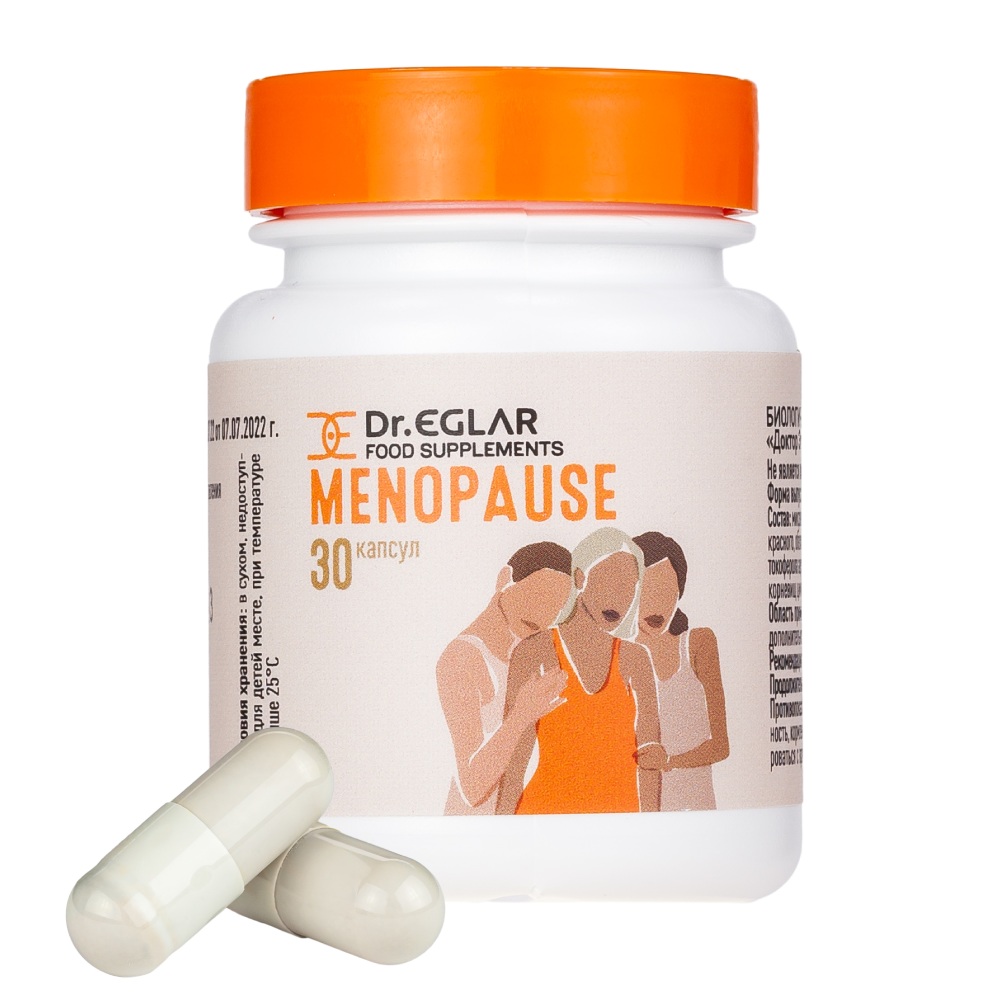 Dr.EGLAR MENOPAUSE (ДОКТОР ЭГЛАР МЕНОПАУЗА) капсулы 30-60 шт